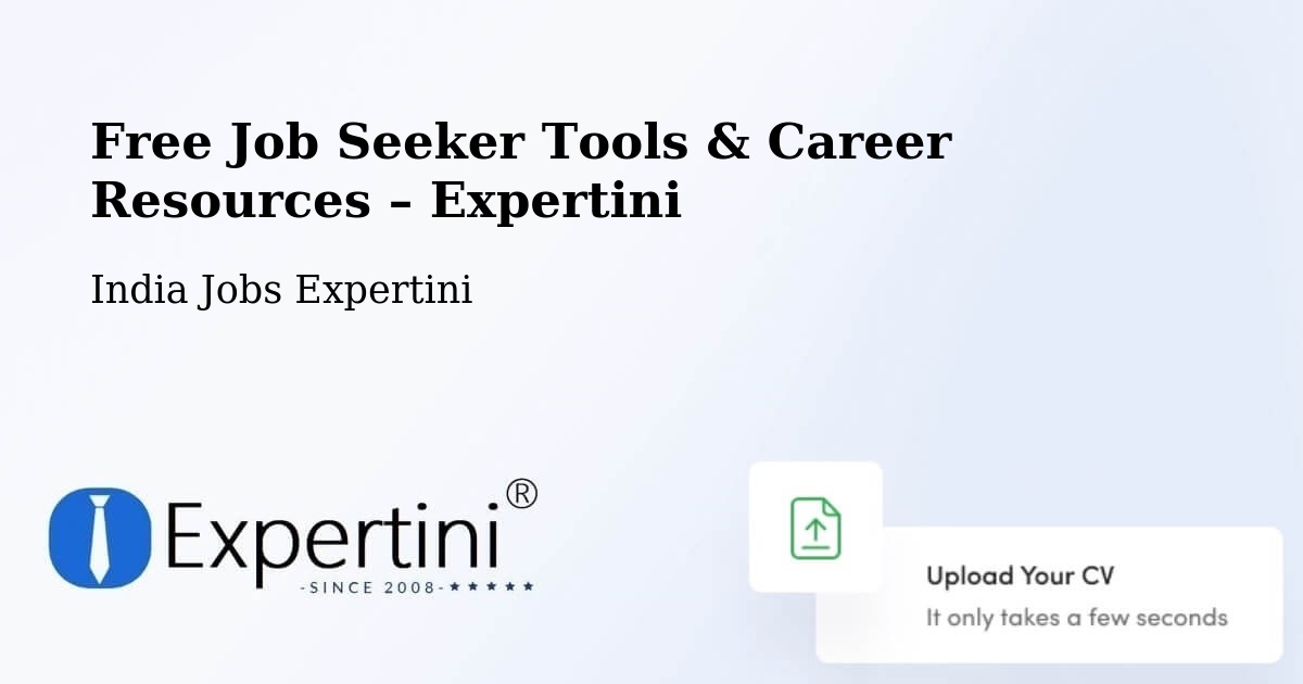 Free Job Seeker Tools & Career Resources – Mangaluru - Mangaluru, India Jobs Expertini